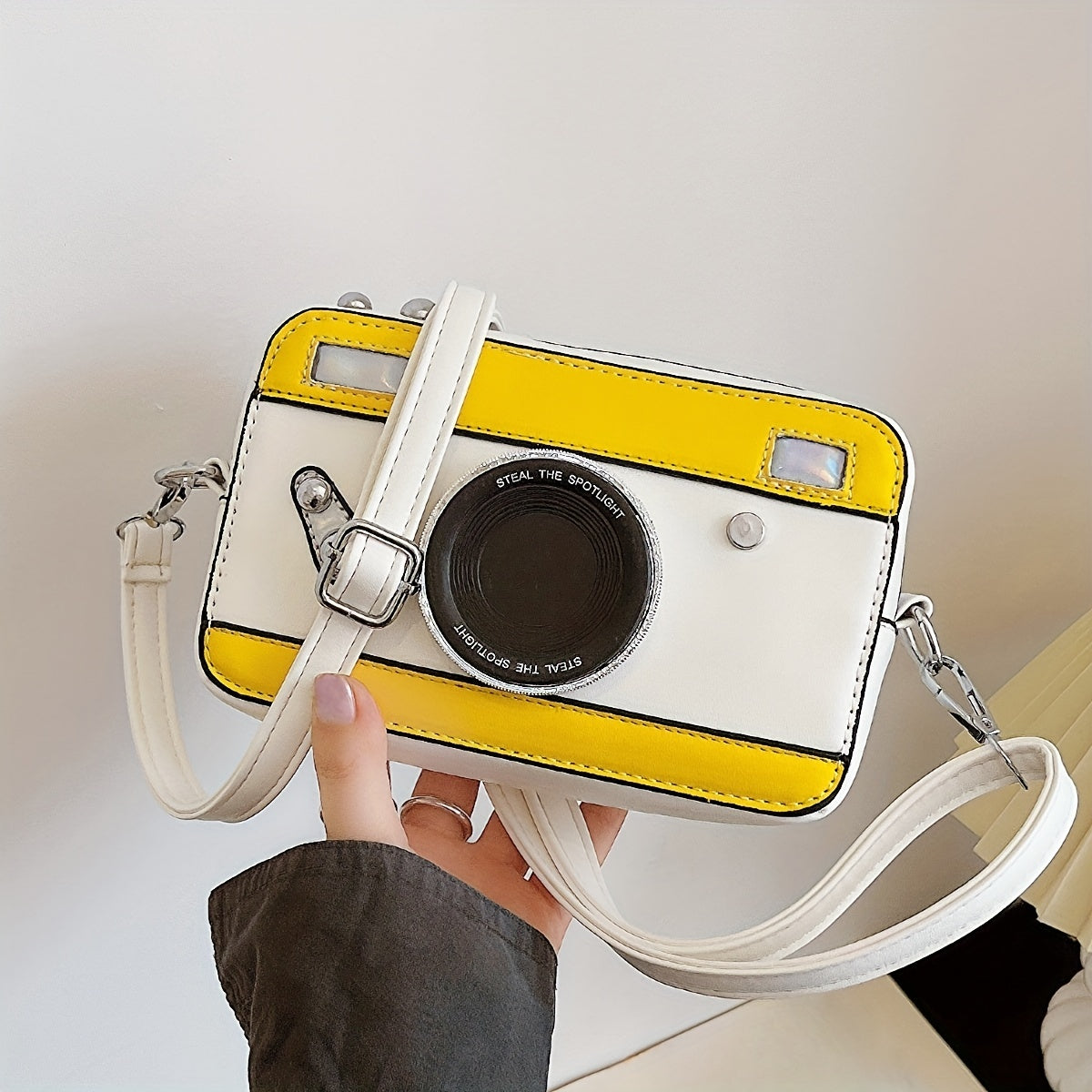 Fashion Camera Shape Shoulder Bag - Casual Square Crossbody Bag