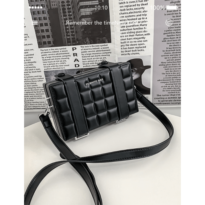 Trendy Argyle Square Crossbody Bag - New Small Shoulder Bag