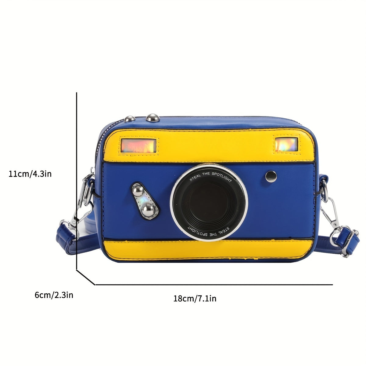 Fashion Camera Shape Shoulder Bag - Casual Square Crossbody Bag