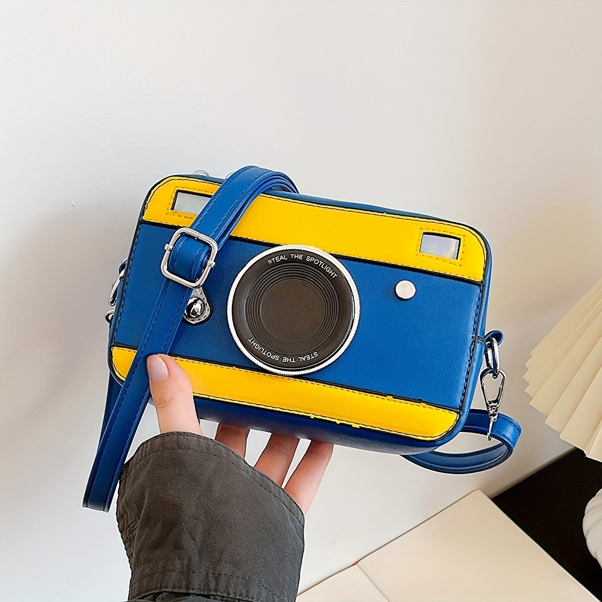 Fashion Camera Shape Shoulder Bag - Casual Square Crossbody Bag