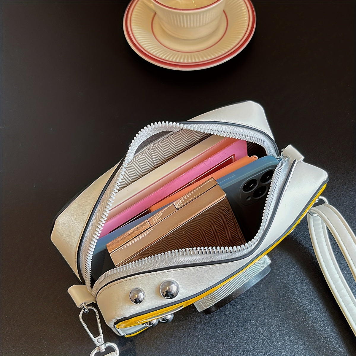 Fashion Camera Shape Shoulder Bag - Casual Square Crossbody Bag