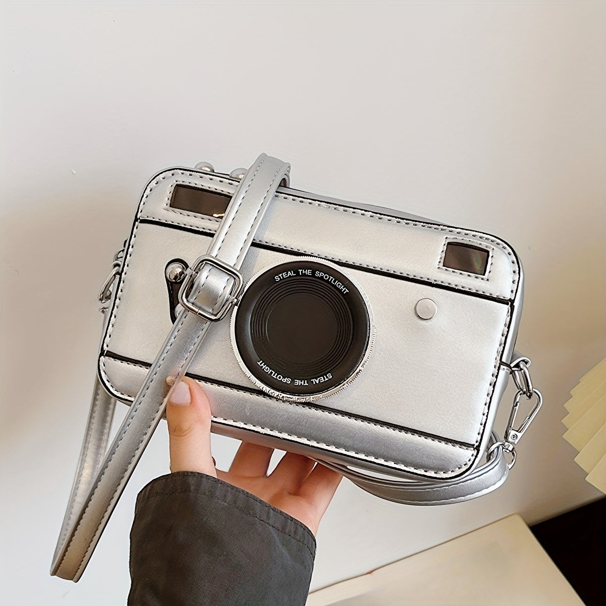 Fashion Camera Shape Shoulder Bag - Casual Square Crossbody Bag